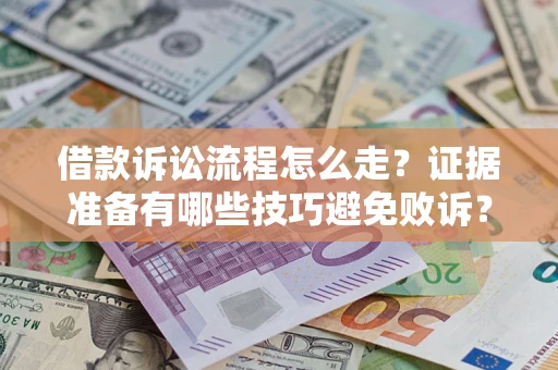 济南借款诉讼流程怎么走？证据准备有哪些技巧避免败诉？