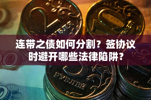 济南连带之债如何分割？签协议时避开哪些法律陷阱？