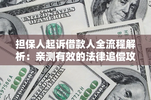 济南担保人起诉借款人全流程解析：亲测有效的法律追偿攻略