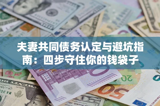 济南夫妻共同债务认定与避坑指南：四步守住你的钱袋子