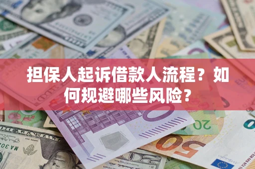 济南担保人起诉借款人流程？如何规避哪些风险？